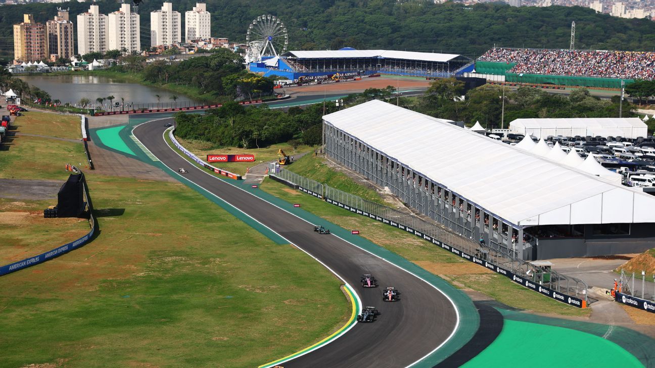 Gran Premio de Brasil: fuerte tormenta y retrasos en la pista de Interlagos