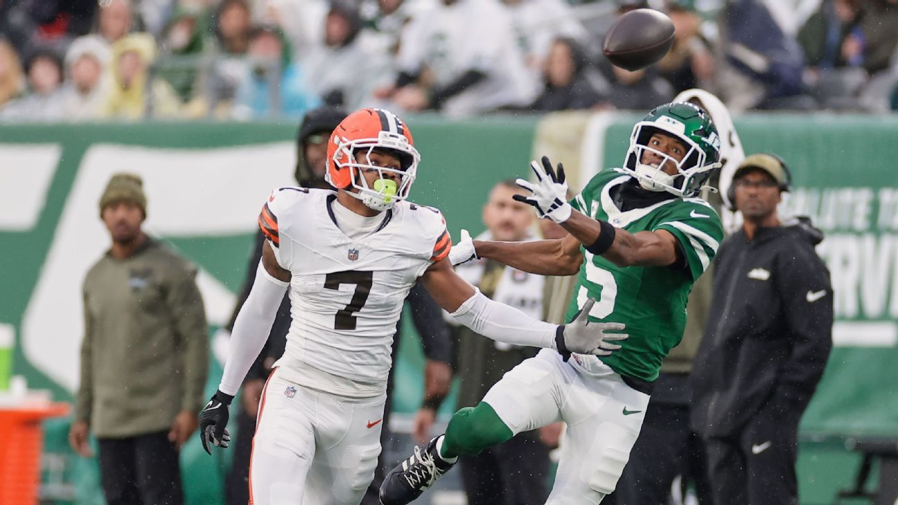 Fuente: Garrett Wilson (rodilla) de los Jets estará fuera por al menos 3-4 semanas