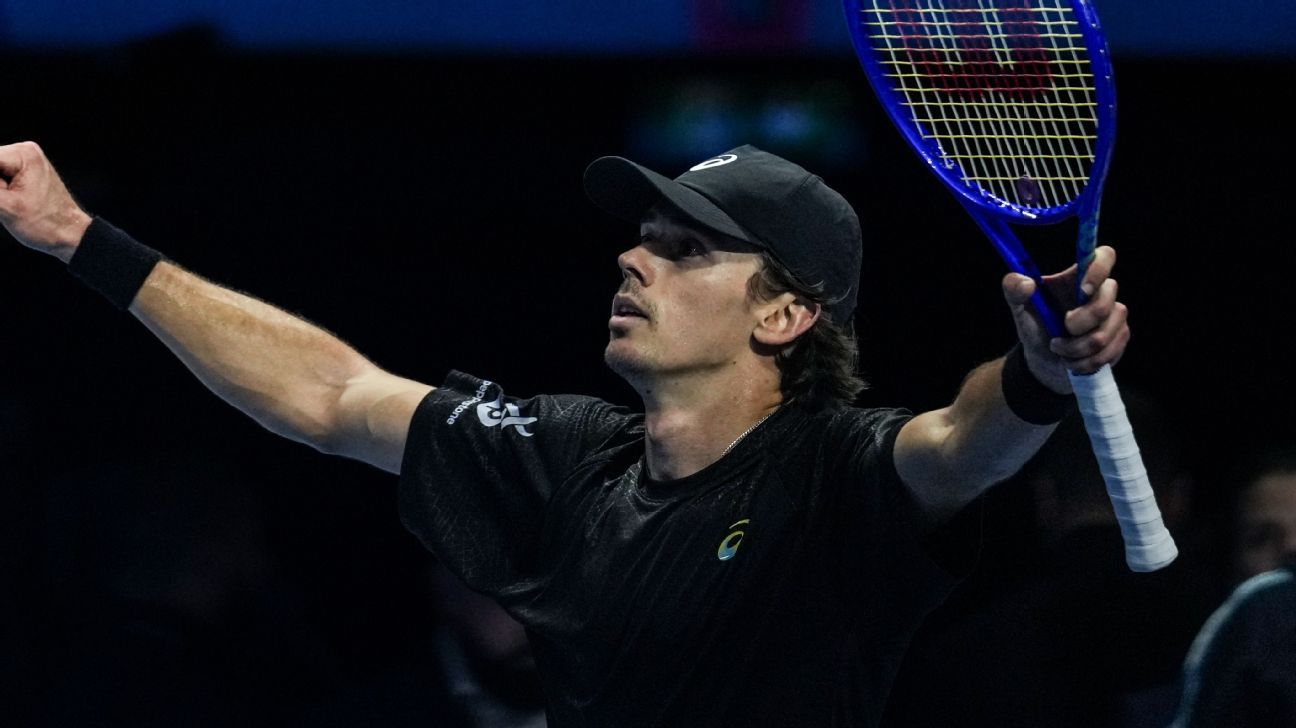 Alex de Miñaur derrota a Taylor Fritz y logra su primera victoria en las Finales ATP