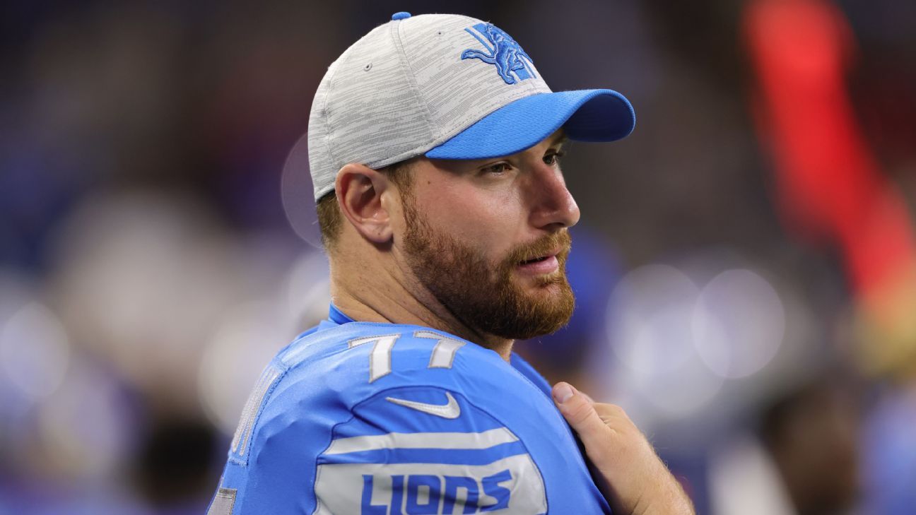 Frank Ragnow está fallando físicamente y no volverá a los Lions esta temporada