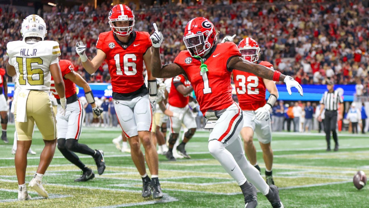 Georgia detiene a Georgia Tech y luego gana el título de la SEC