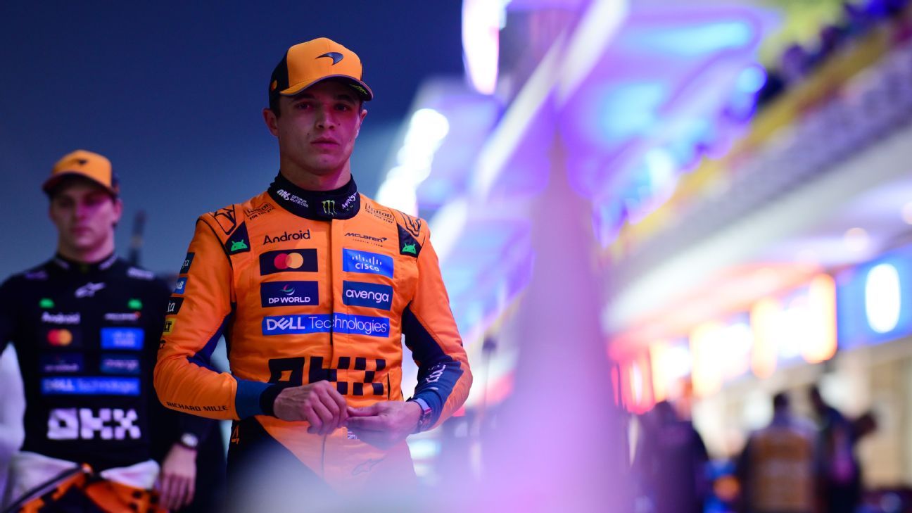 Norris se mostró “decepcionado” por no batir a Piastri para conseguir la pole en el GP de Qatar