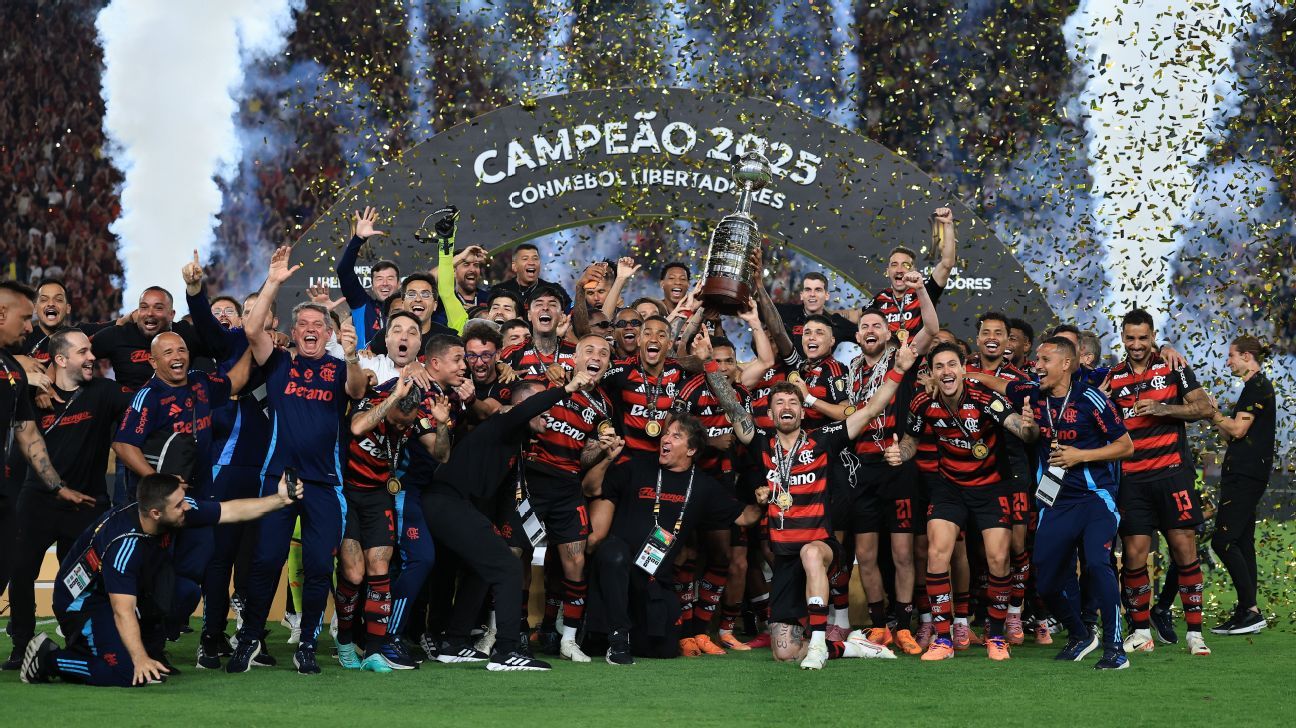 Flamengo levanta la Copa Libertadores, pero los jugadores de Brasil lucen agotados