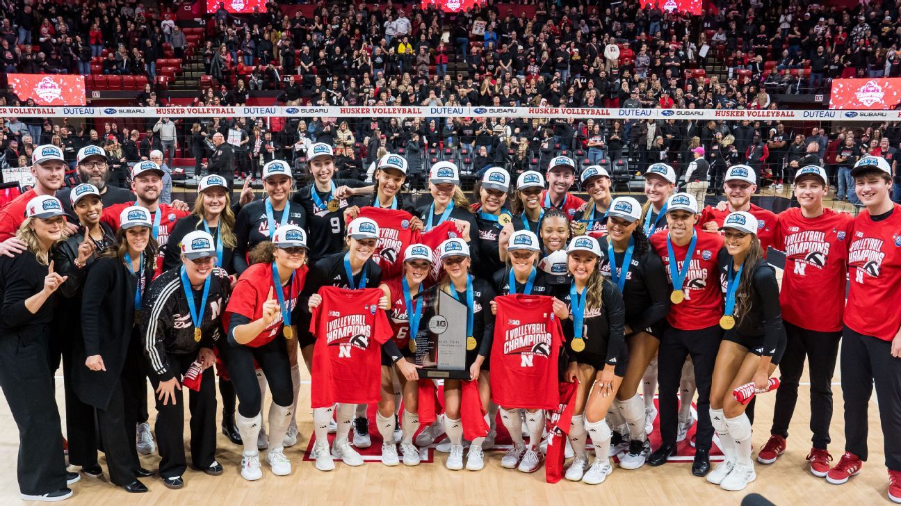 Nebraska es la cabeza de serie número uno en el torneo de voleibol femenino de la NCAA
