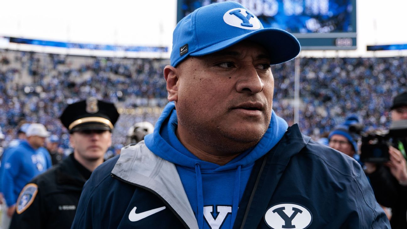 Fuentes: Kalani Sitake de BYU se centra en la búsqueda de entrenador de Penn State