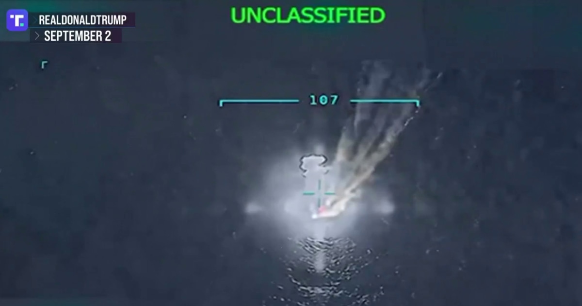 Trump publicará vídeo del segundo ataque a presunto barco narcotraficante