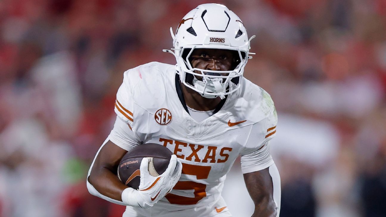 El delantero líder de Texas, Quintrevion Wisner, ingresa al portal de transferencias