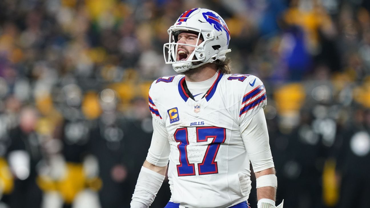 Josh Allen de los Bills listo para jugar contra los Eagles después de sufrir una lesión en el pie