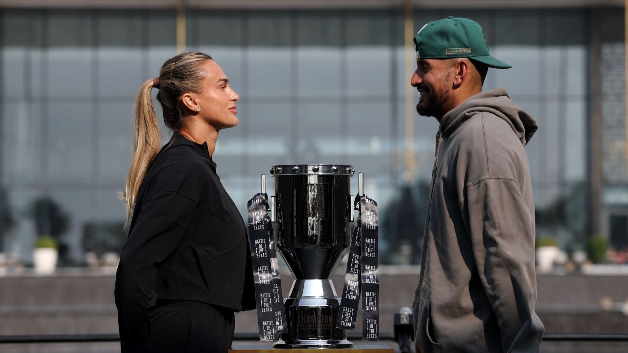 Aryna Sabalenka promete derrotar a Nick Kyrgios en la Batalla de los Sexos