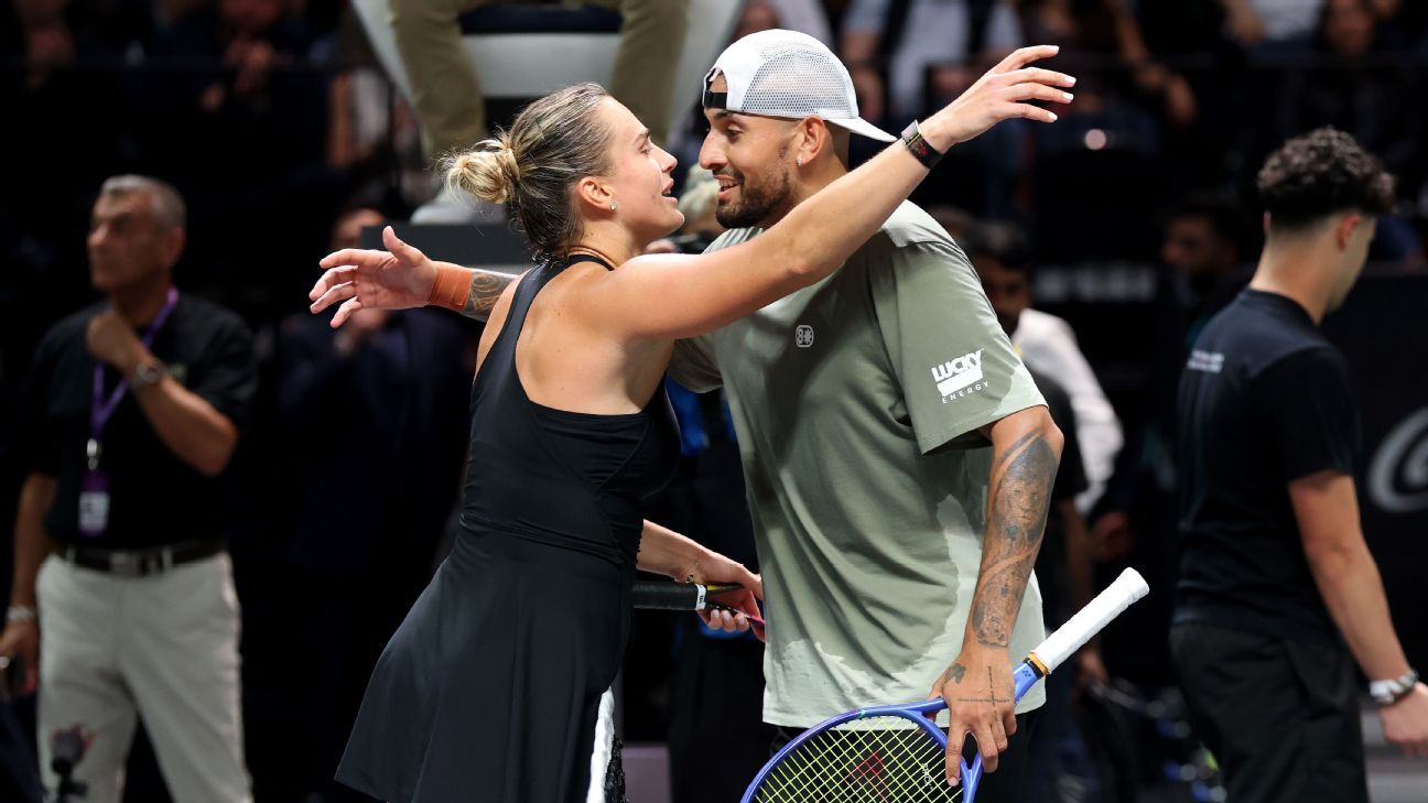 Nick Kyrgios derrota a Aryna Sabalenka en la ‘Batalla de los Sexos’