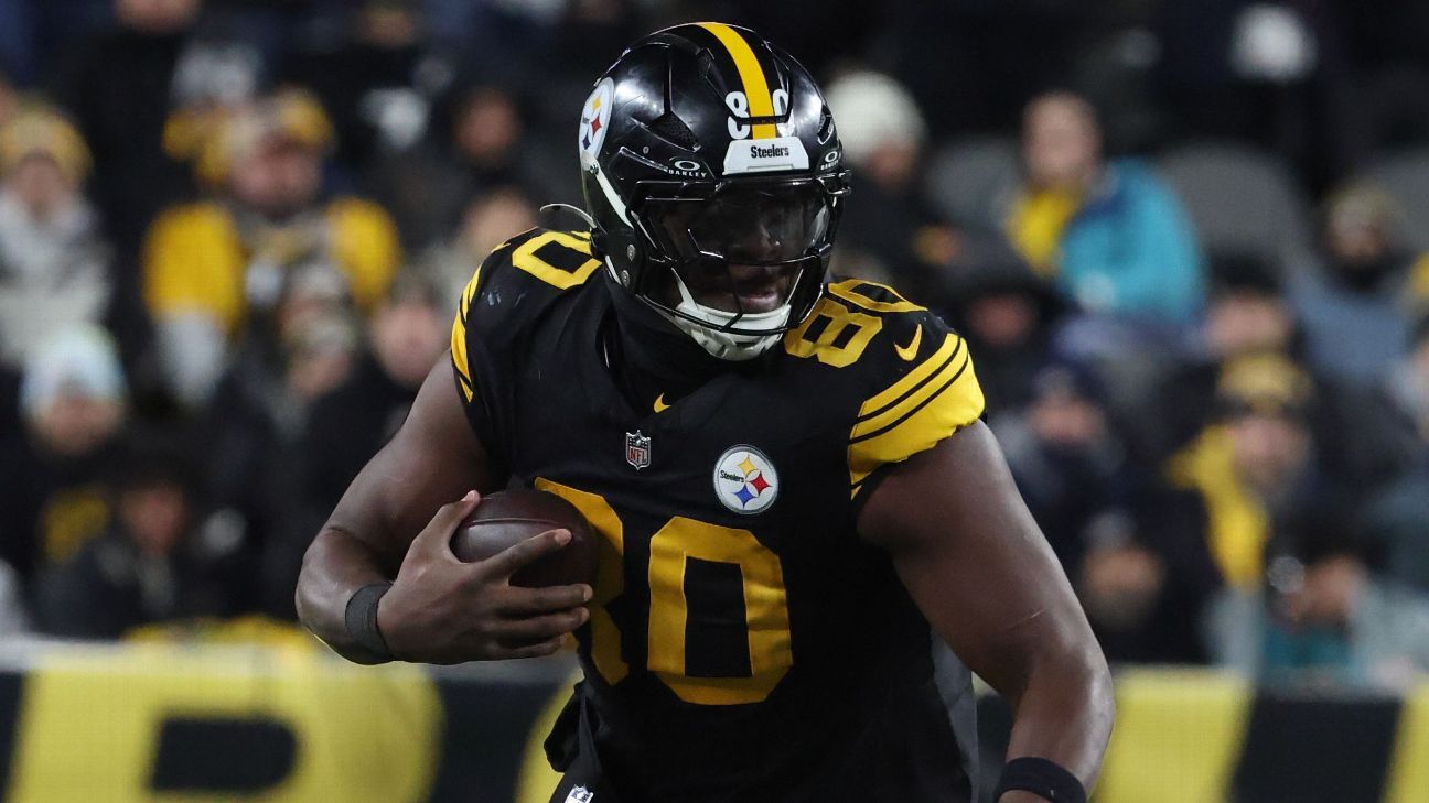Darnell Washington de los Steelers sufrió una lesión en el antebrazo ante los Browns