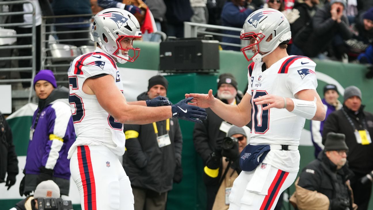 Los Patriots, liderados por Drake Maye, ganaron su primer título de la AFC Este en 2019.