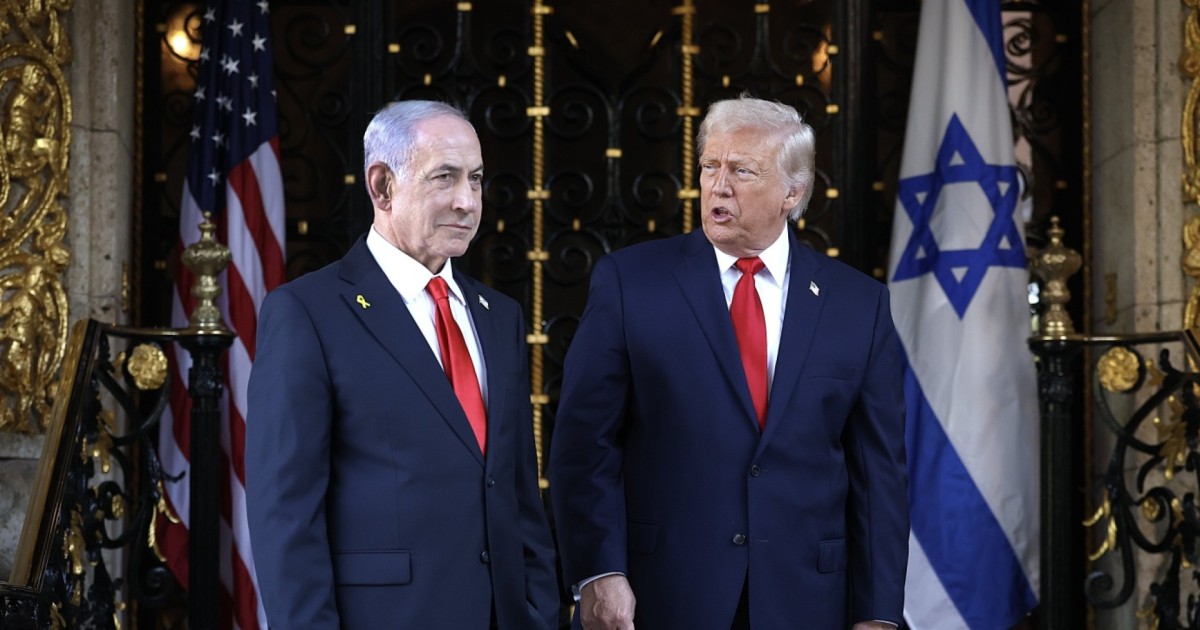 Trump se reúne con el primer ministro israelí Netanyahu en Mar-a-Lago