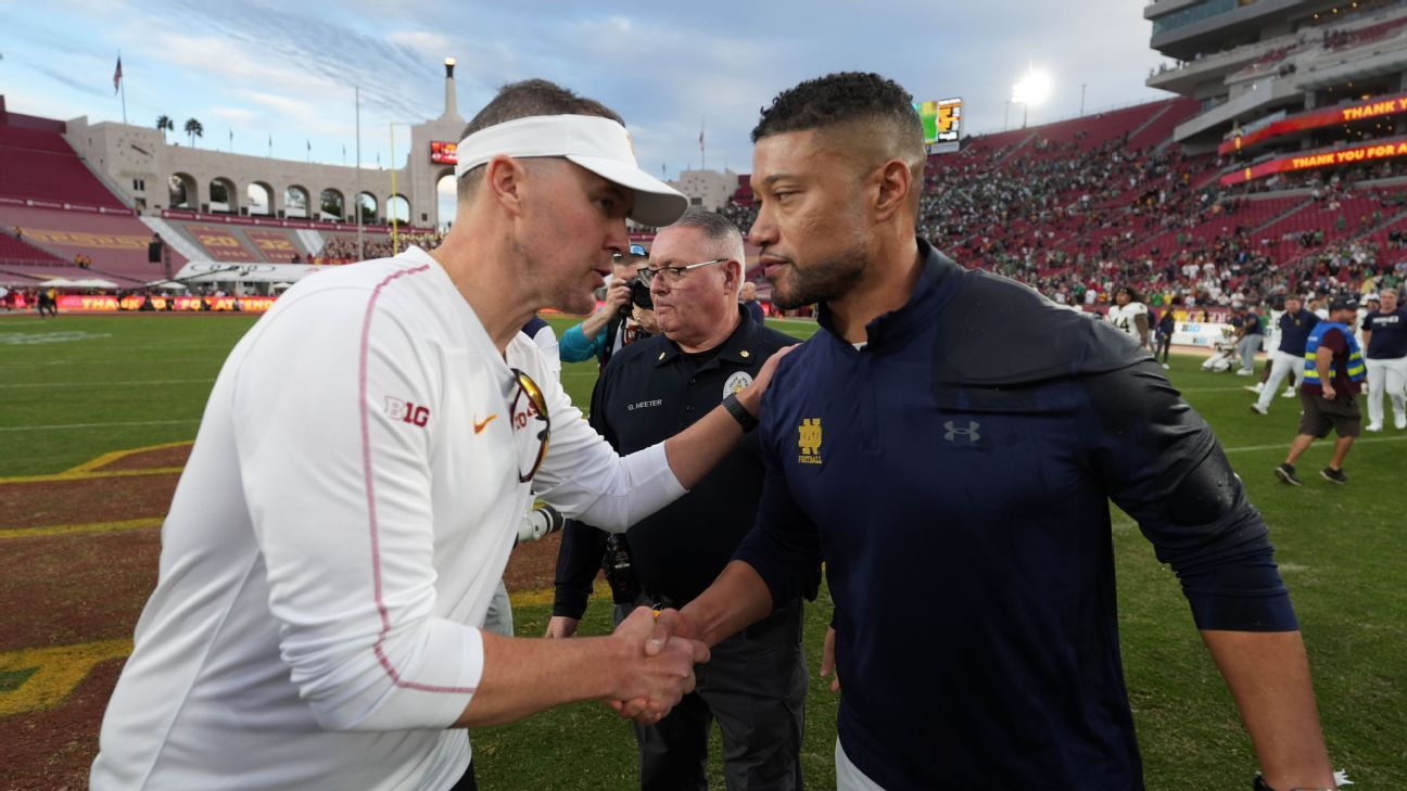 Lincoln Riley de la USC culpa a Notre Dame por poner fin a la racha de rivalidad