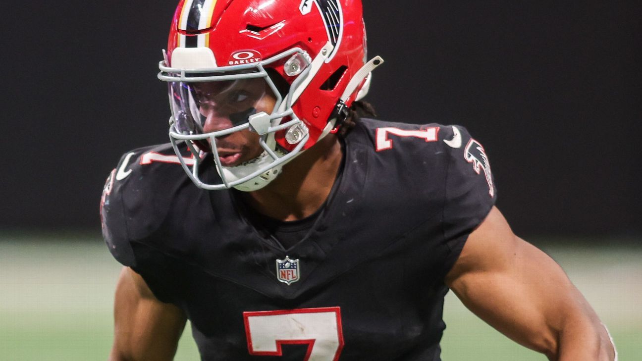 Las 195 yardas de Bijan Robinson, la mejor marca de su carrera, están impulsando a los Falcons