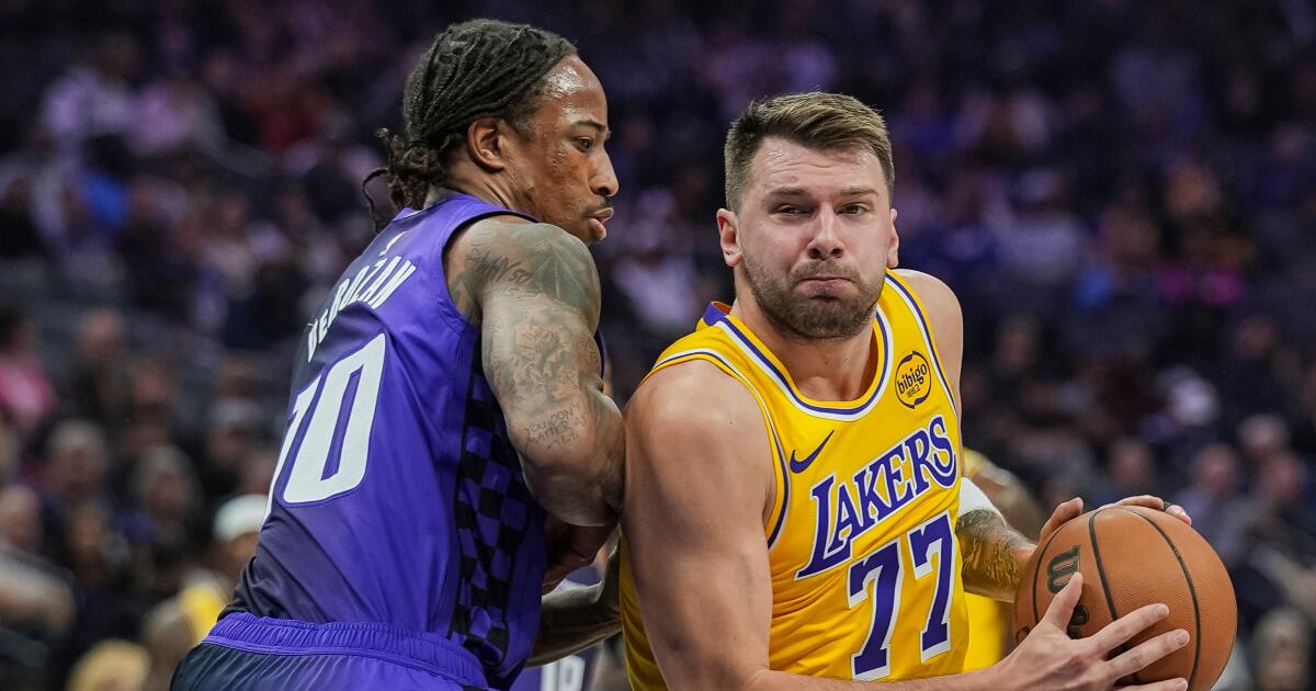 Los 42 puntos de Luka Doncic no pueden salvar a los Lakers de la derrota ante los Kings