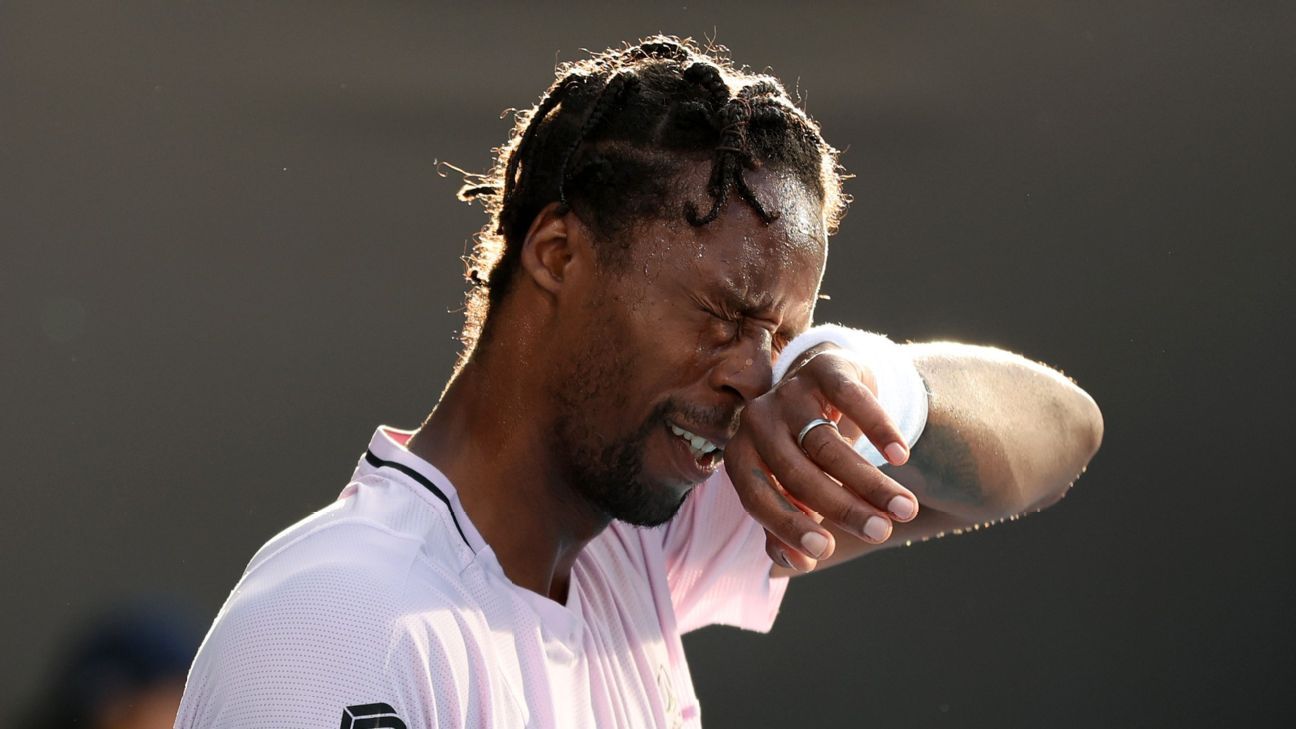 Gael Monfils será eliminado del partido inaugural de Auckland en lo que se espera que sea la última temporada.