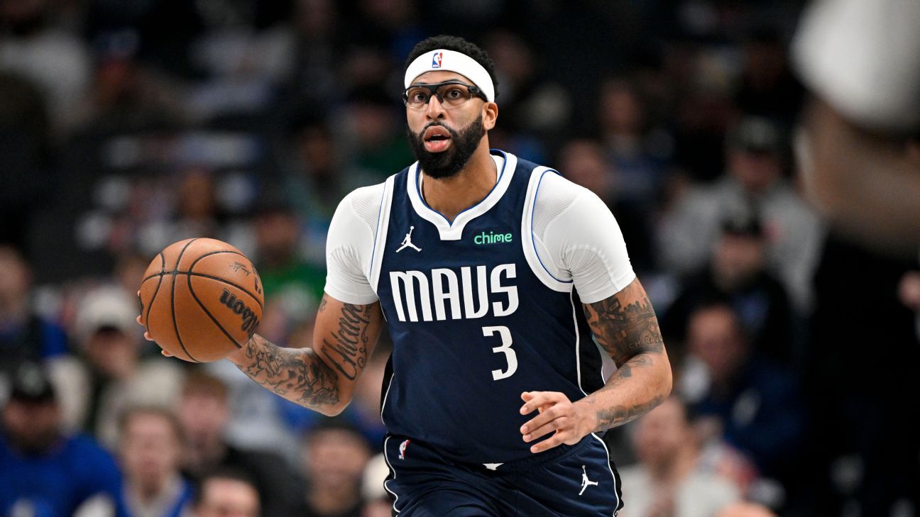 Anthony Davis de los Mavericks opta por no someterse a la cirugía; más allá de seis semanas