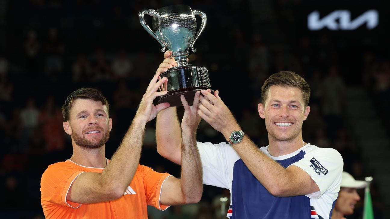 Christian Harrison y Neal Skupski ganan el dobles masculino del Abierto de Australia