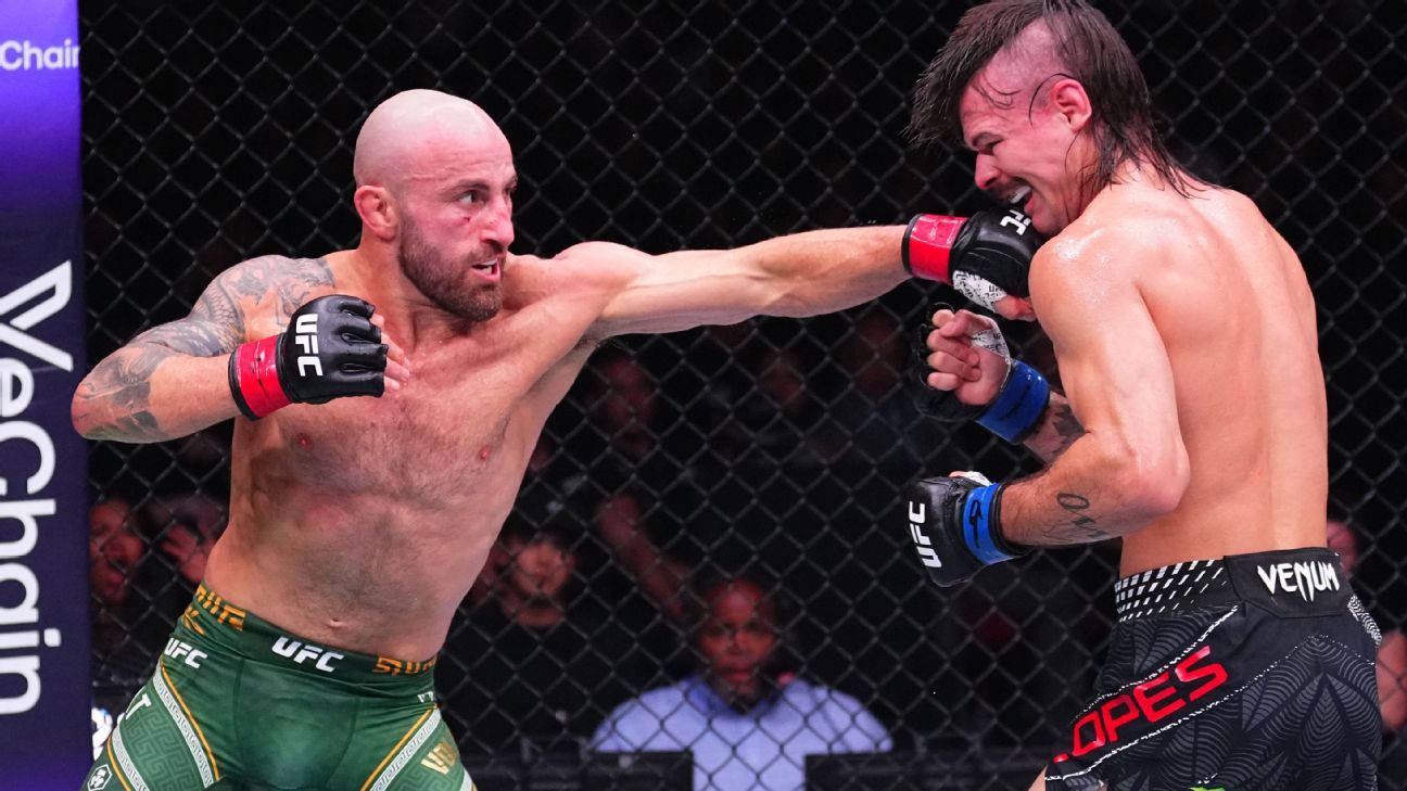 Volkanovski supera a Lopes y defiende su título en UFC 325