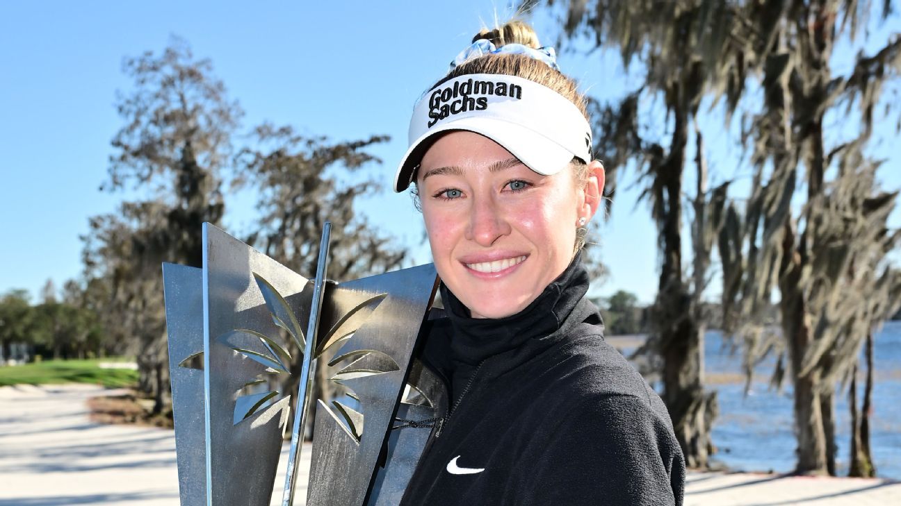 Nelly Korda gana la temporada de la LPGA después de que se cancelara la ronda final