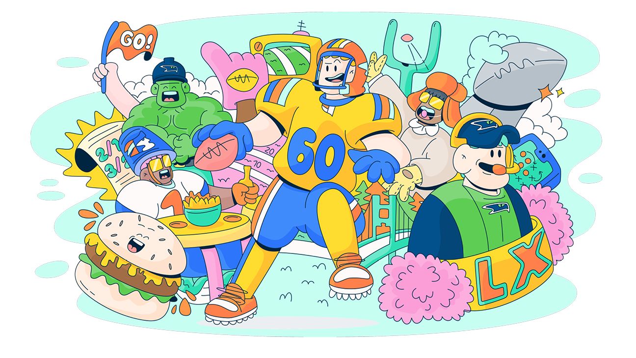 Super Bowl 2026: la encuesta de fanáticos favorece a los Seahawks y los bocadillos clásicos