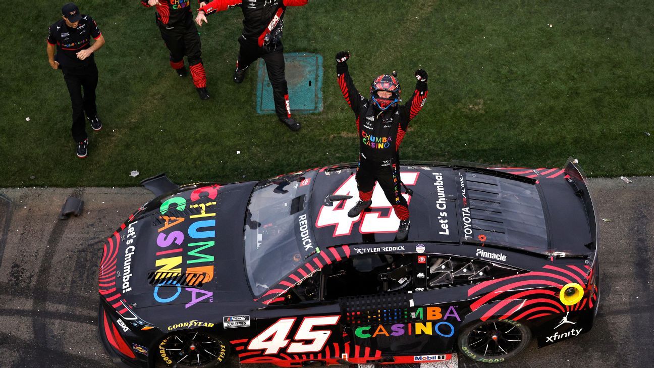 Tyler Reddick gana las 500 Millas de Daytona en el coche de Michael Jordan