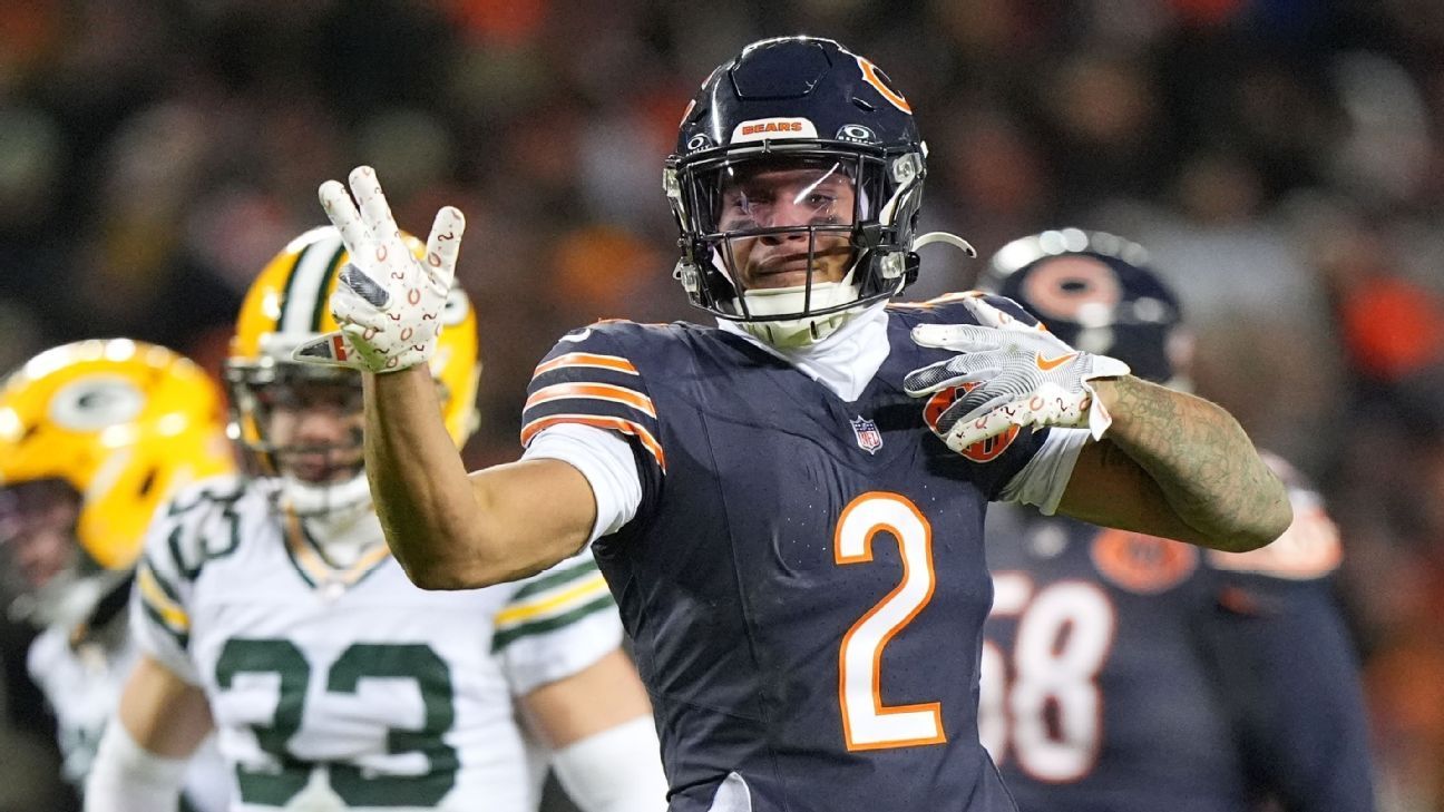 Las fuentes dicen que los Bills acuerdan adquirir al WR DJ Moore de los Bears