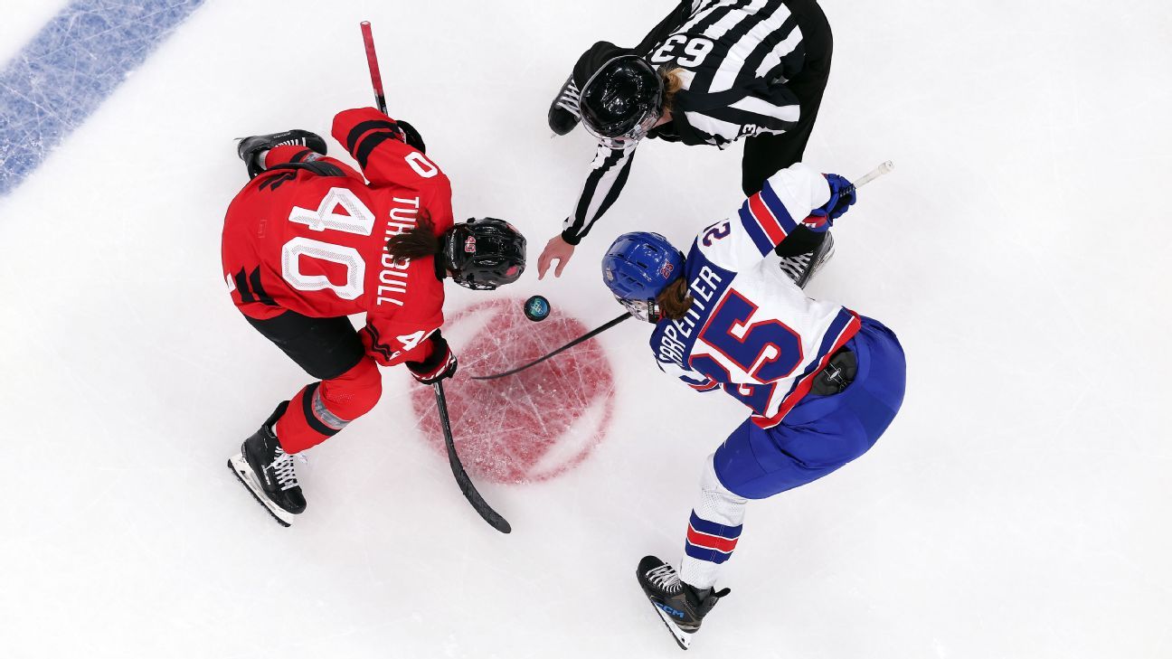 Estados Unidos vs. Canadá es la revancha olímpica de hockey sobre hielo femenino que todos estaban esperando