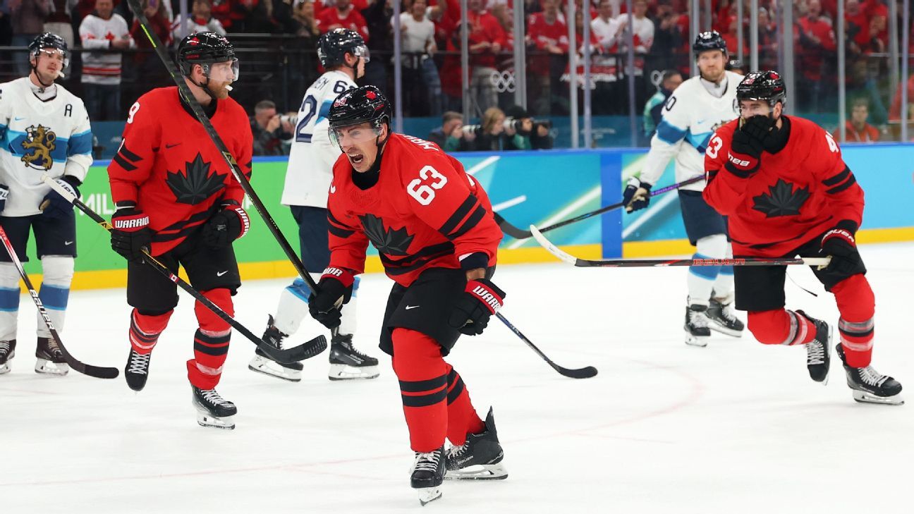 Calificaciones, preguntas sobre la victoria olímpica de hockey sobre hielo de Canadá sobre Finlandia