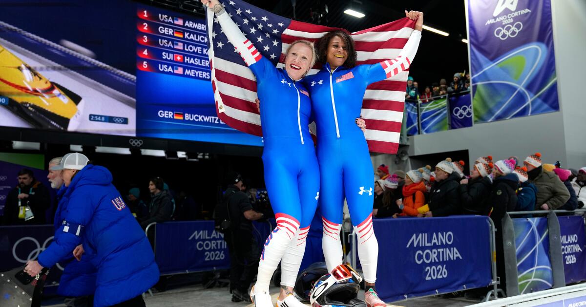 Los estadounidenses ganan el bronce en bobsleigh de dos personas