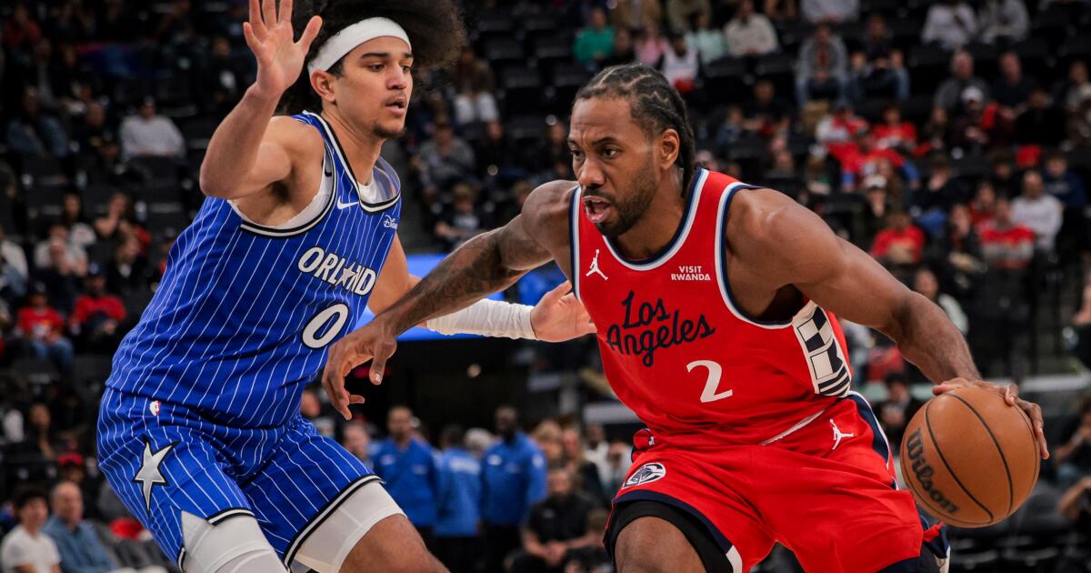Los Slumping Clippers obtienen 37 puntos de Kawhi Leonard pero caen ante el Magic.