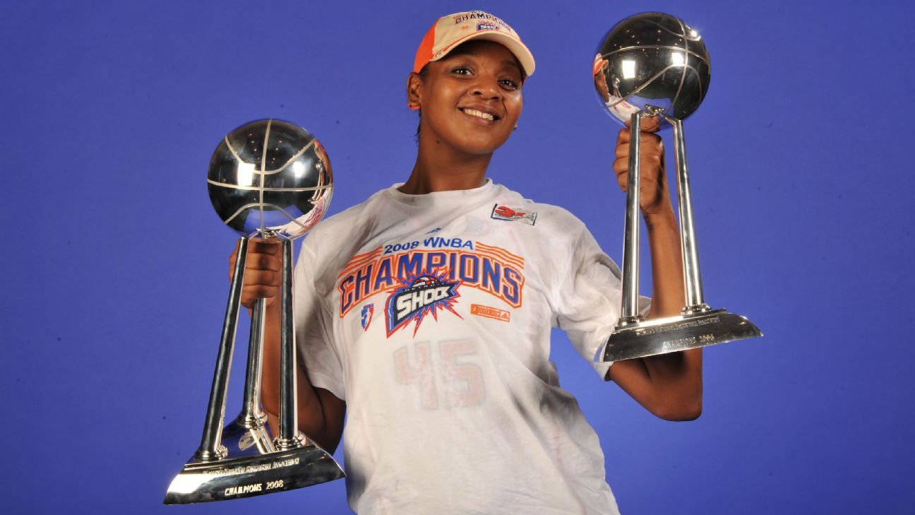 Kara Braxton, dos veces campeona de la WNBA con las Detroit Shock, falleció a los 43 años