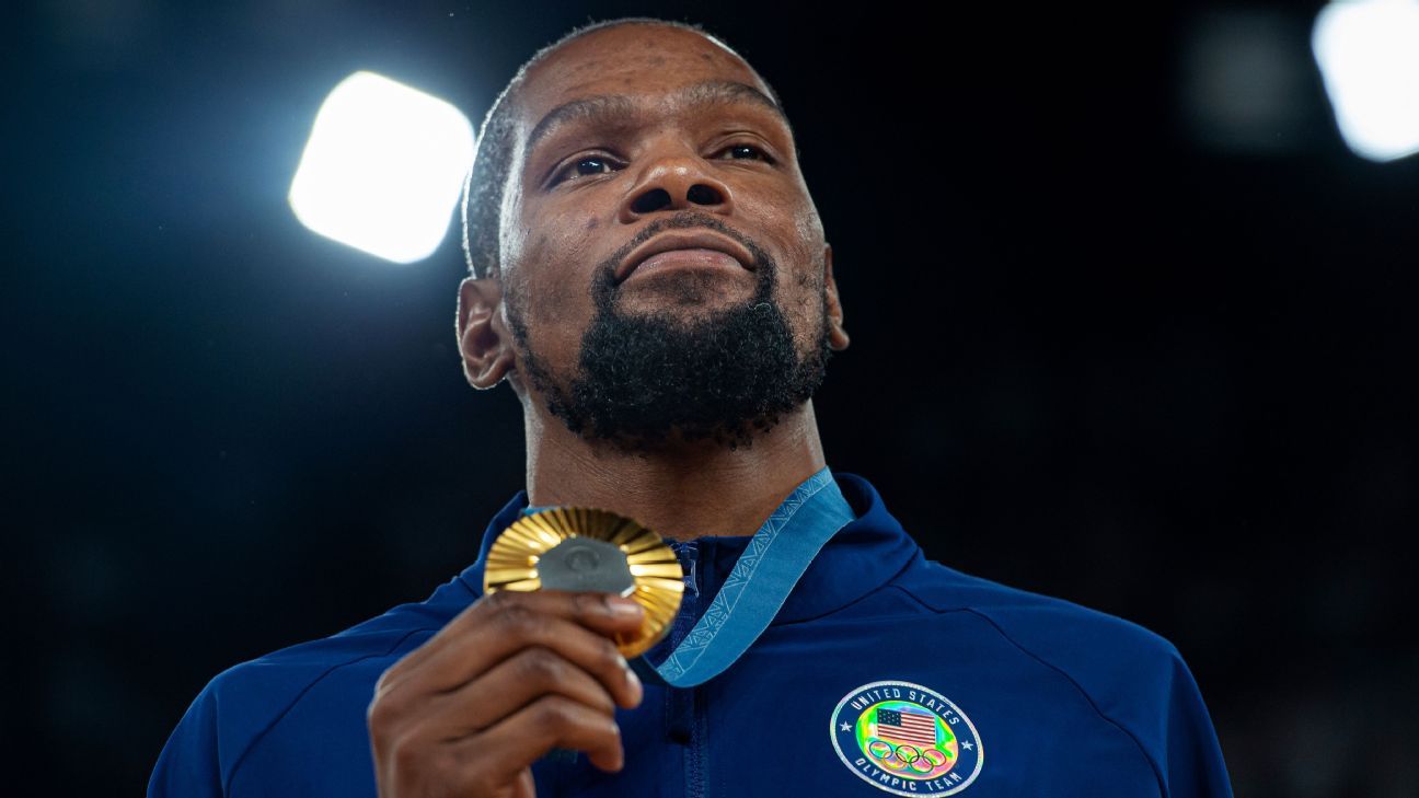 Kevin Durant dice que planea competir en los Juegos Olímpicos de 2028 en Los Ángeles