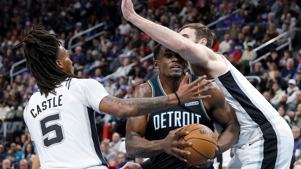 Los Spurs pasan una ‘buena prueba’ en el enfrentamiento físico contra los Pistons