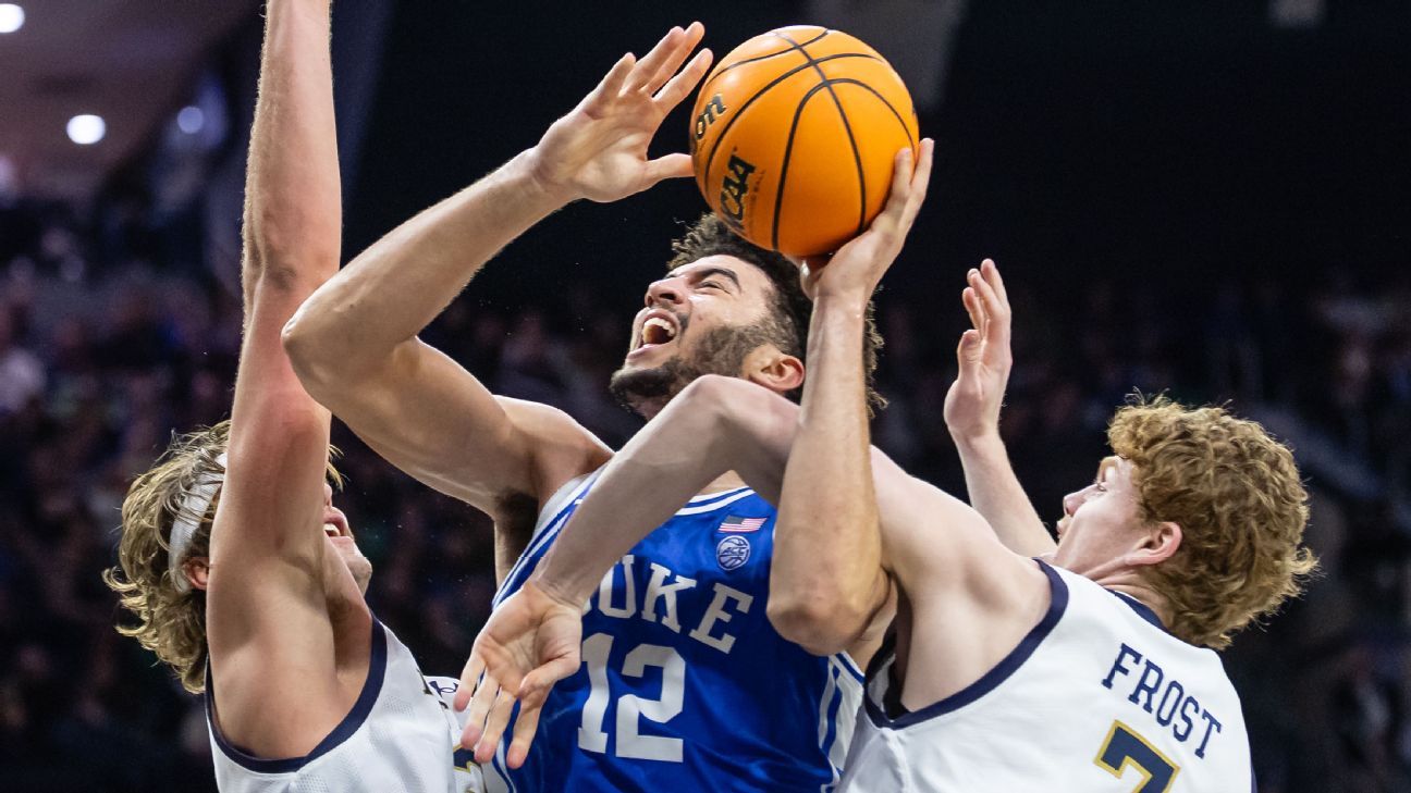 El No. 1 Duke vence a Notre Dame gracias a los 24 puntos de Boozer