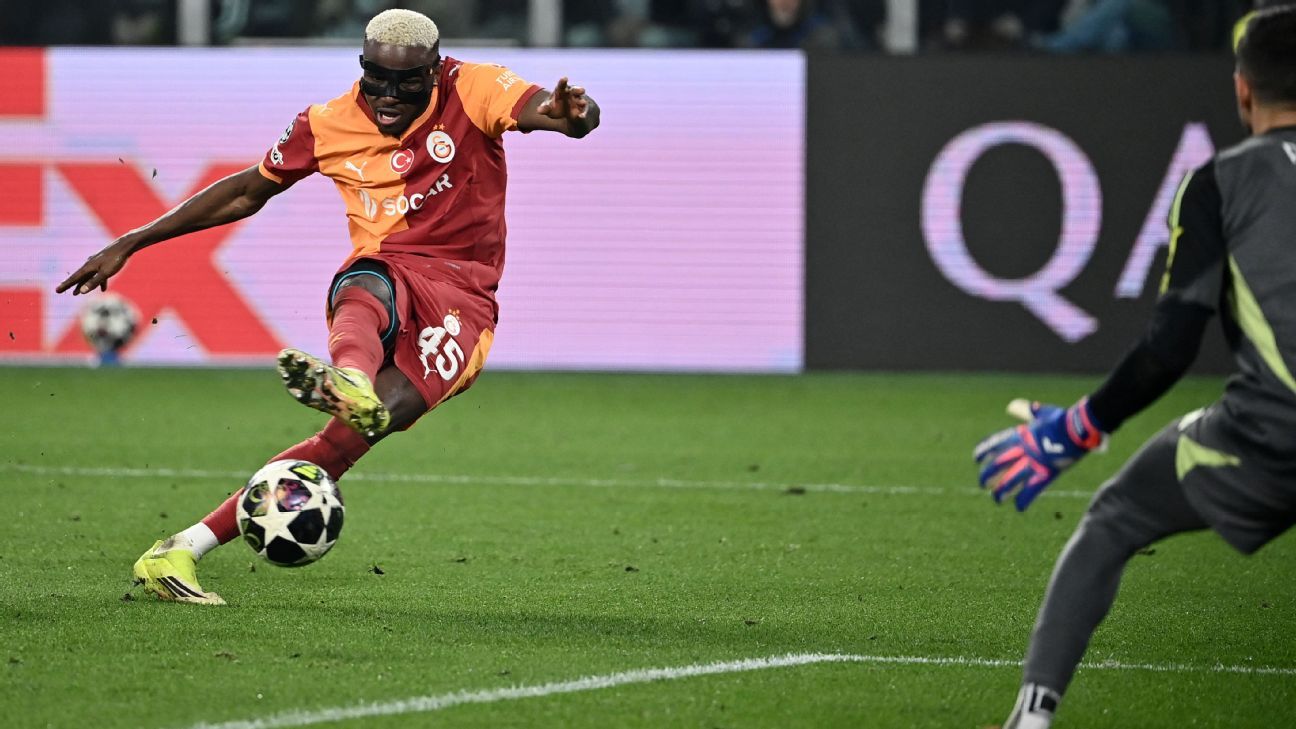 Noticias en vivo de la Liga de Campeones: Galatasaray lidera a la Juventus en la prórroga