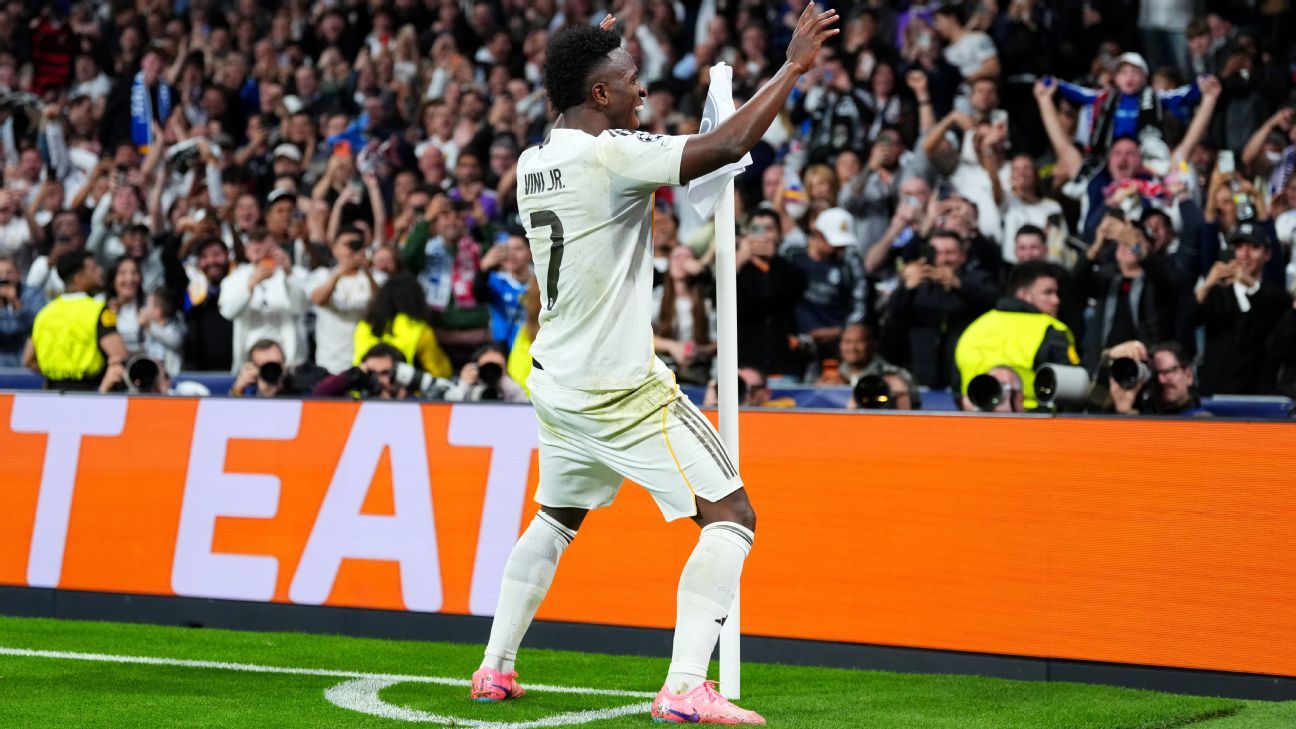 Vinicius Jr. sella la progresión del Real Madrid entre gritos del Benfica