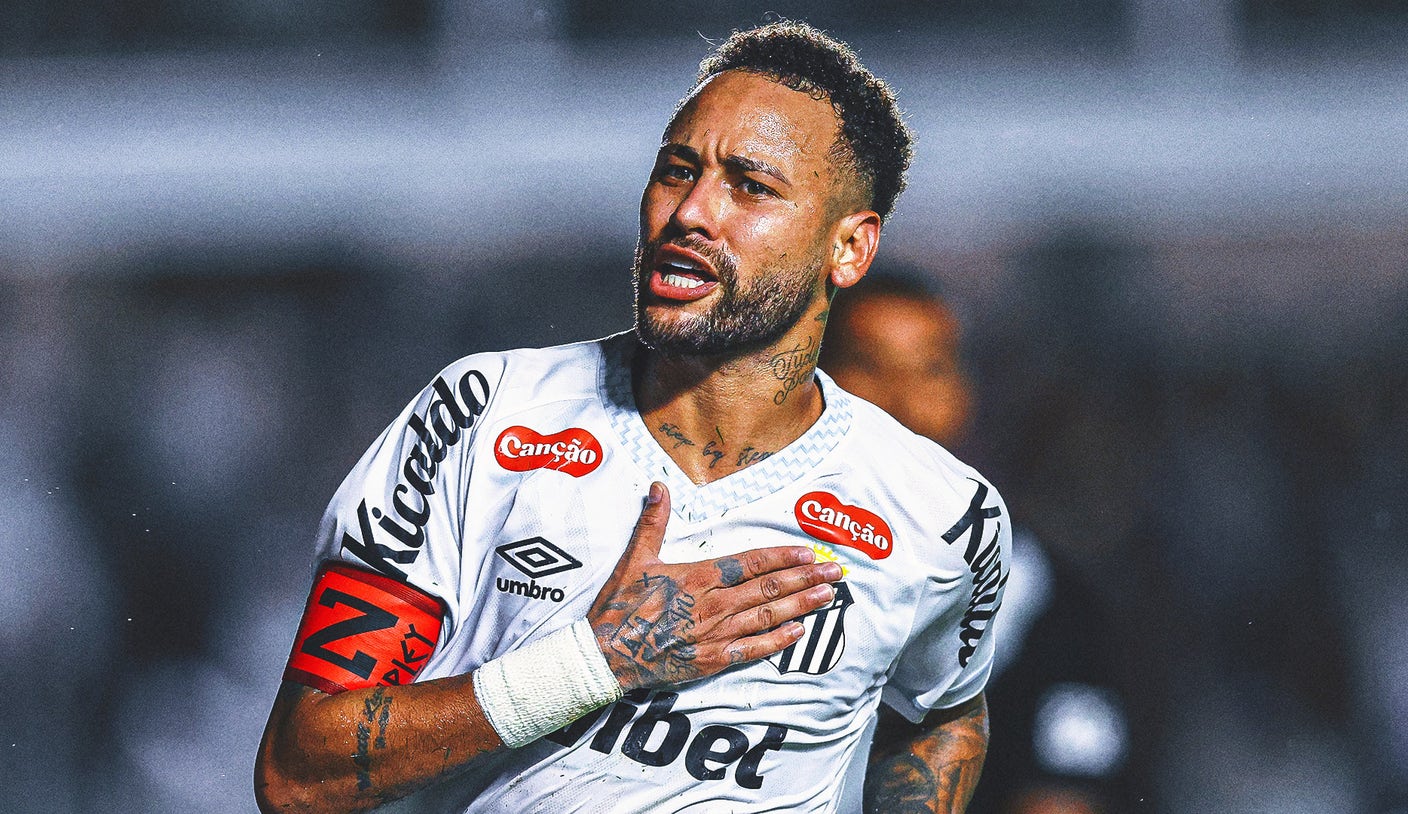 Neymar fortalece el caso para el equipo del Mundial con dos goles destacados para el Santos