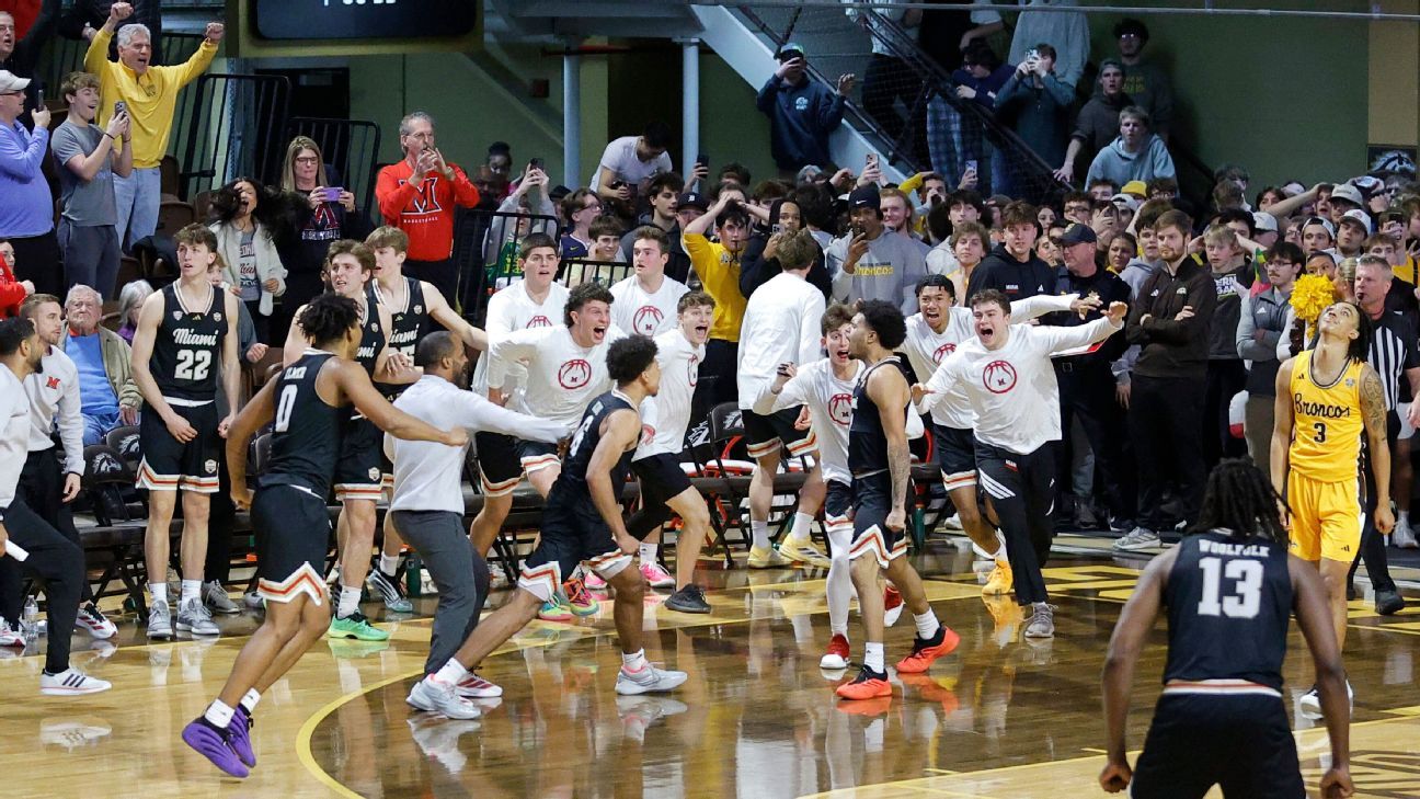 El No. 21 Miami (Ohio) sobrevivió a WMU en alineaciones tardías y mejoró a 29-0