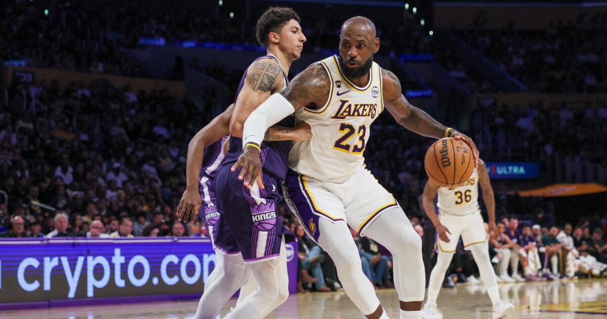 Luka Doncic y LeBron James impulsan a los Lakers a una victoria dominante sobre los Kings