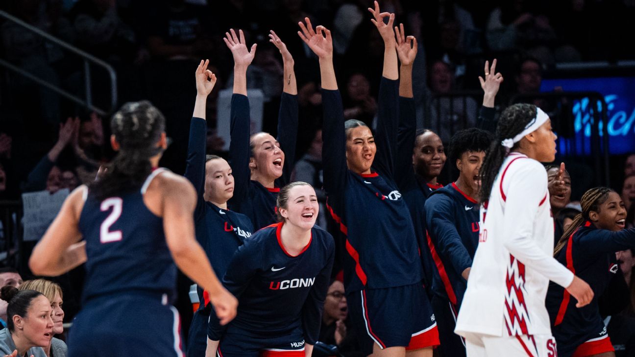 El baloncesto femenino de la UConn termina invicto la temporada regular