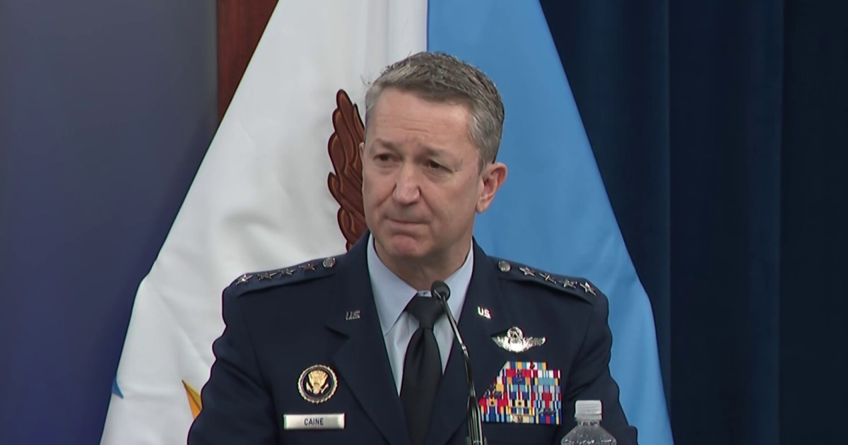 El general Dan Caine dice que “esperamos más víctimas” en el conflicto con Irán