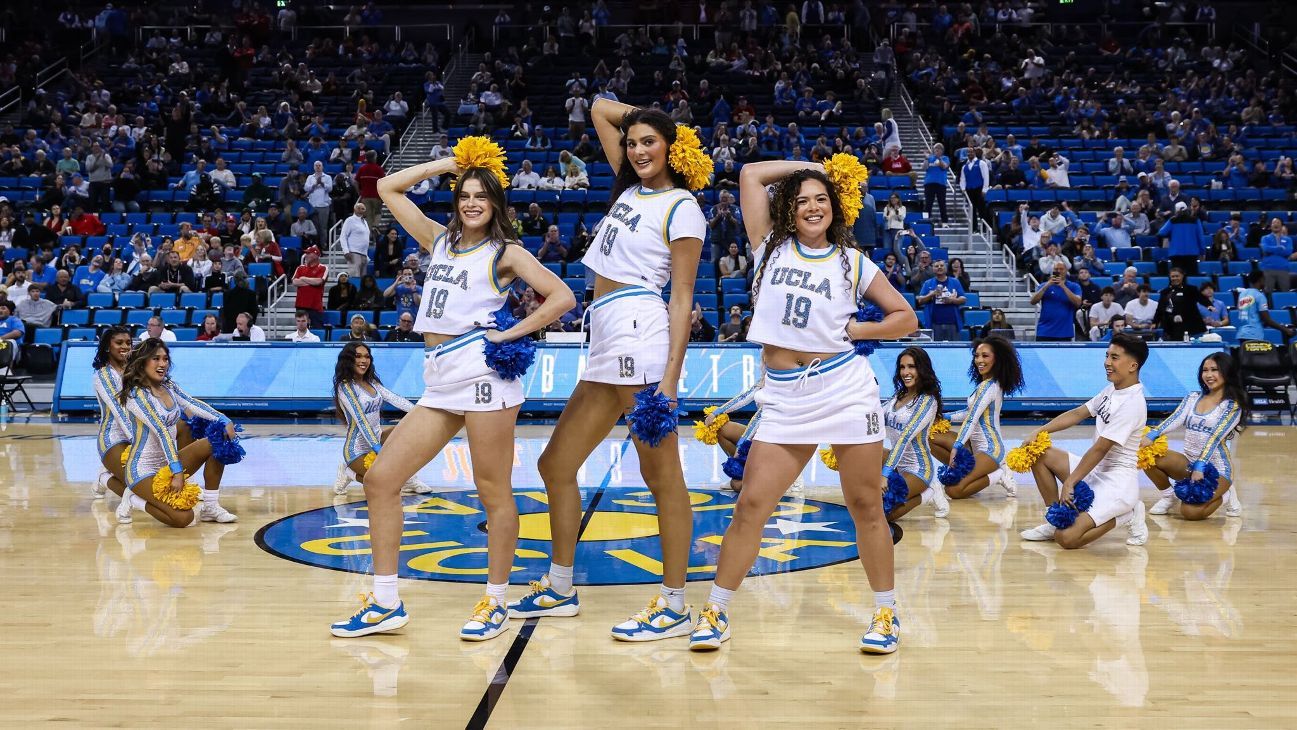 Cómo se desempeñaron las estrellas del baloncesto femenino de UCLA para el equipo de baile en el entretiempo