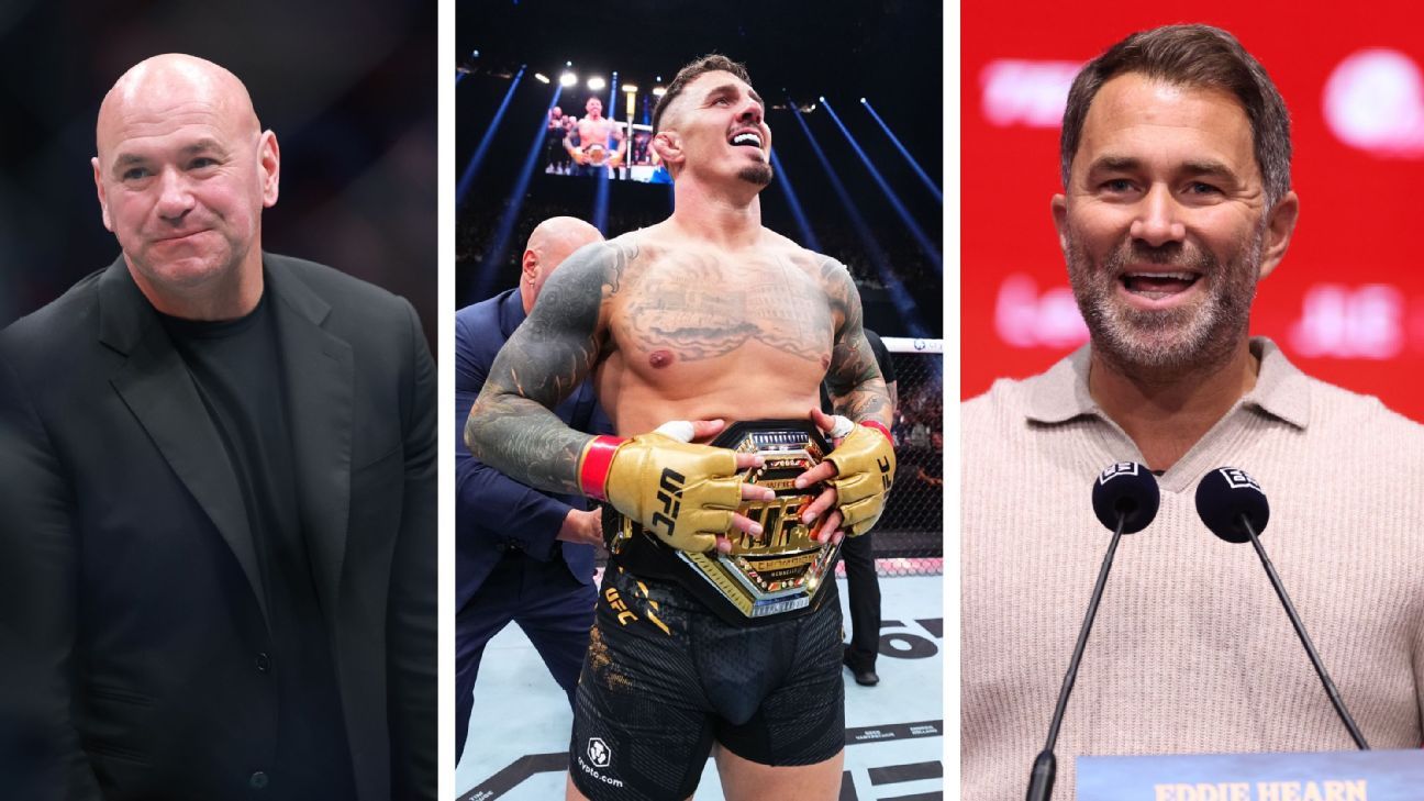 Dana White: ‘No hay problemas’ con Hearn después del acuerdo comercial con Aspinall