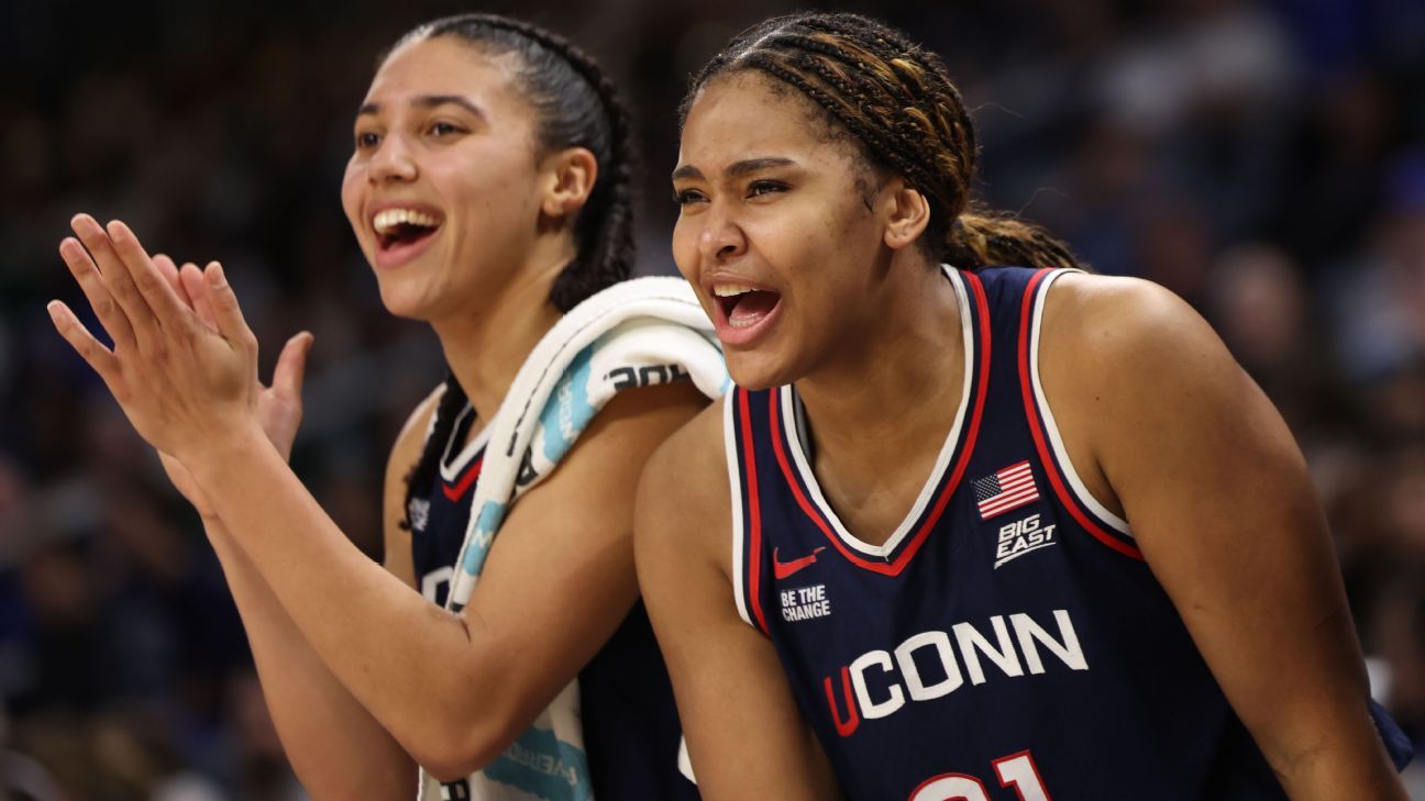 El invicto baloncesto femenino de la UConn está cerca de repetir como campeones