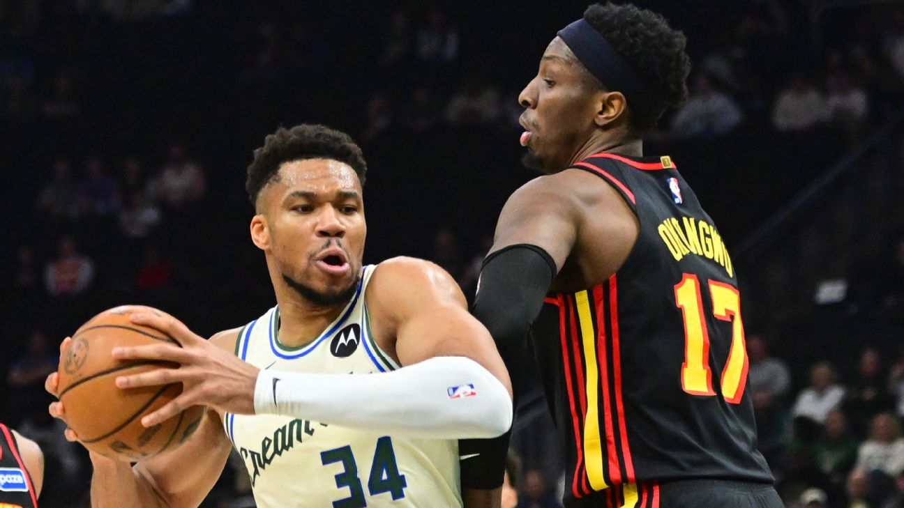 Giannis Antetokounmpo fue eliminado por 31ª vez esta temporada ante los Hawks