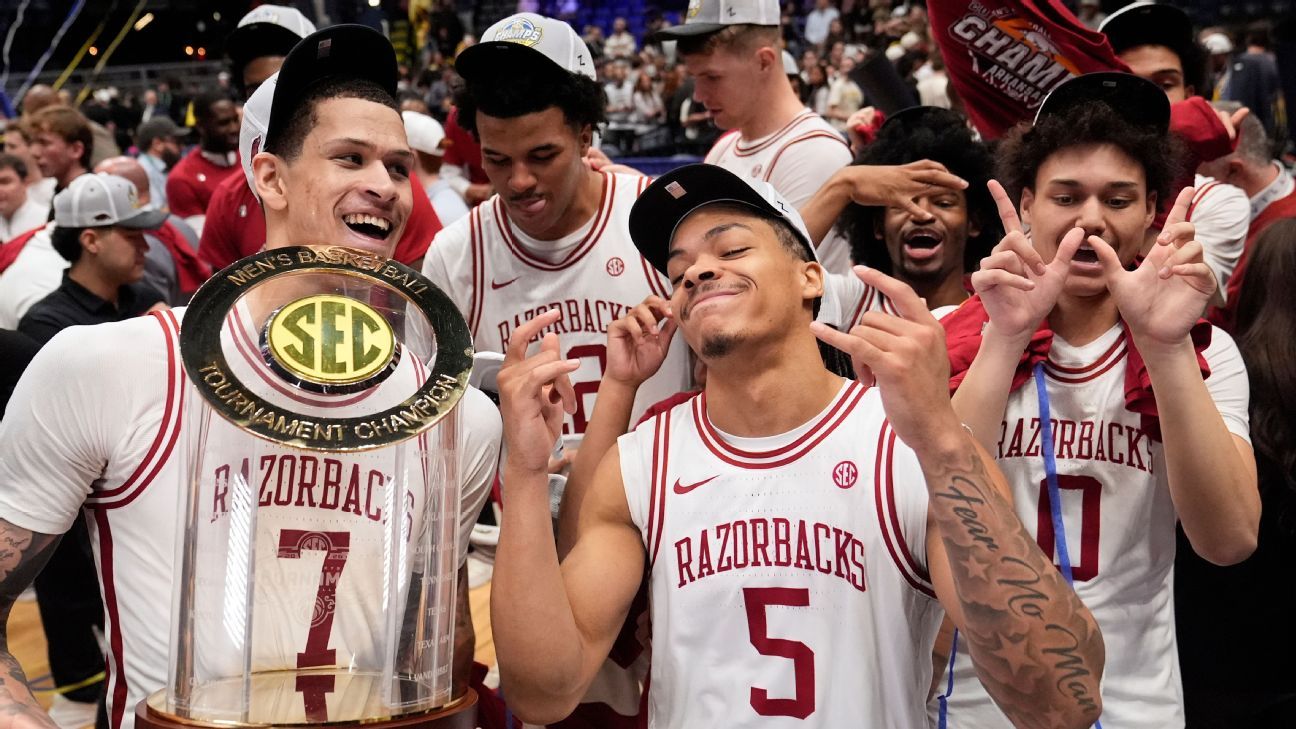 Arkansas supera a Vanderbilt para ganar su primer torneo SEC desde 2000