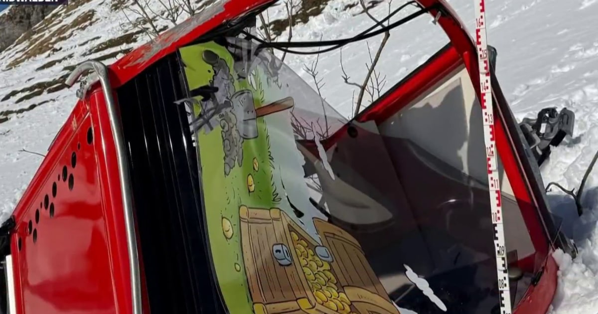 Un muerto tras un accidente de góndola en una estación de esquí suiza