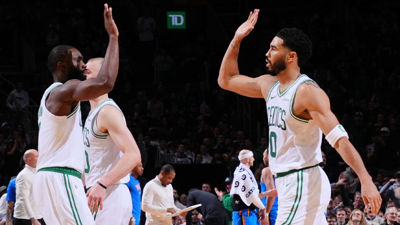 Los Celtics enfriaron al Thunder; Jaylen Brown tiene 31 puntos